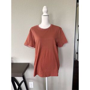 Jach’s New York Short Sleeve Burnt Orange Red M Shirt